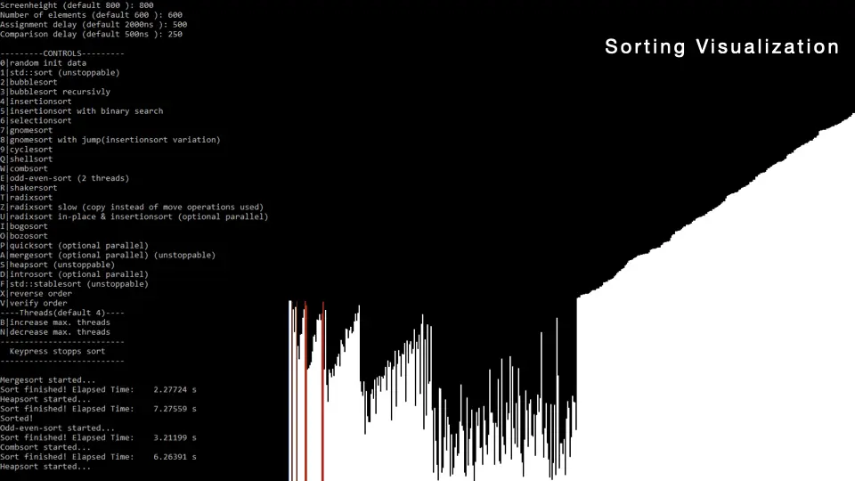 Preview Image of Sorting Visualization